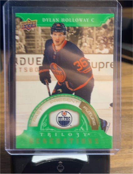2022 Upper Deck Trilogy Generations #PP-3 Dylan Holloway — front