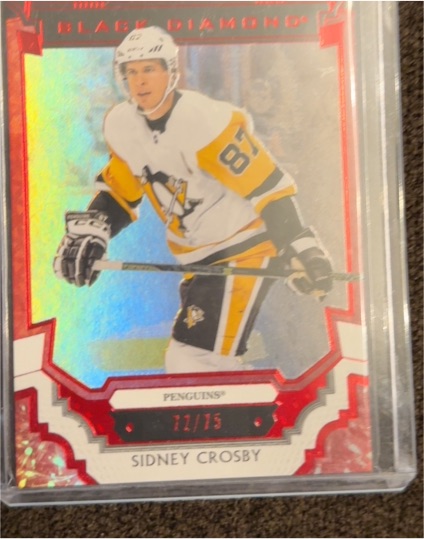 2016 Upper Deck Black Diamond #72 Sidney Crosby — front