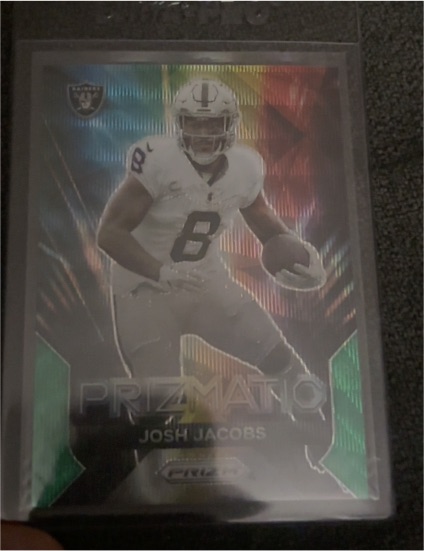 2020 Panini Prizm #8 Josh Jacobs — front