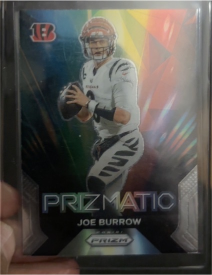 2022 Panini Prizm Prizmatic Joe Burrow — front