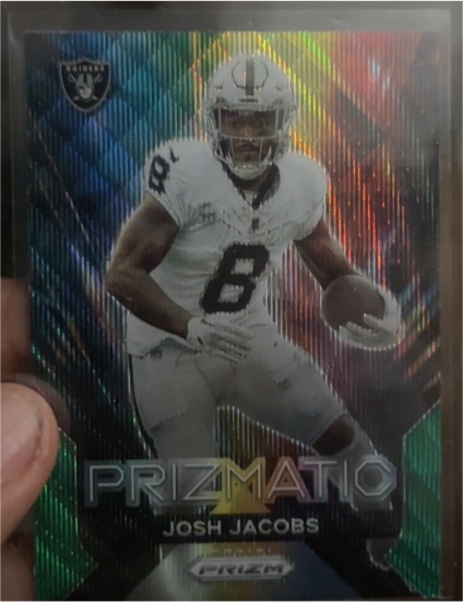 2020 Panini Prizm #8 Josh Jacobs — front