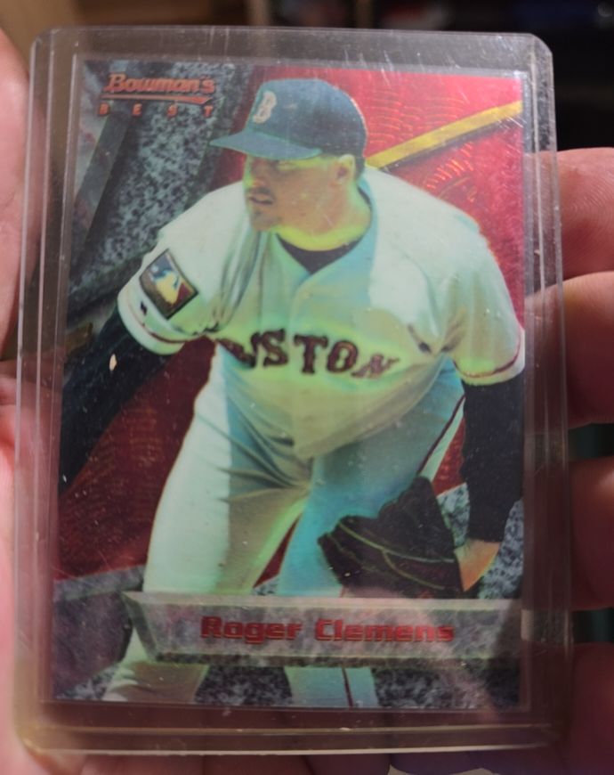 1996 Bowman's Best #B96 Roger Clemens — front