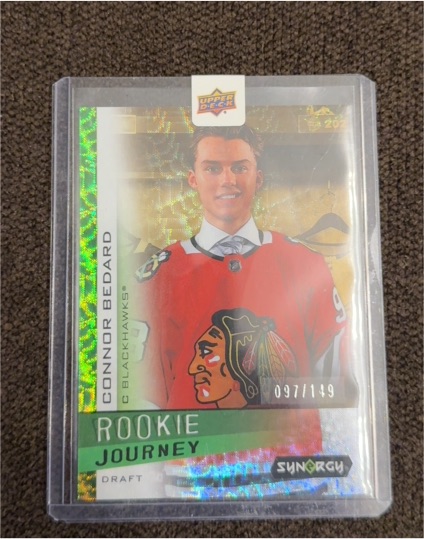 2023 Upper Deck Rookie Journey #097 Connor Bedard — front