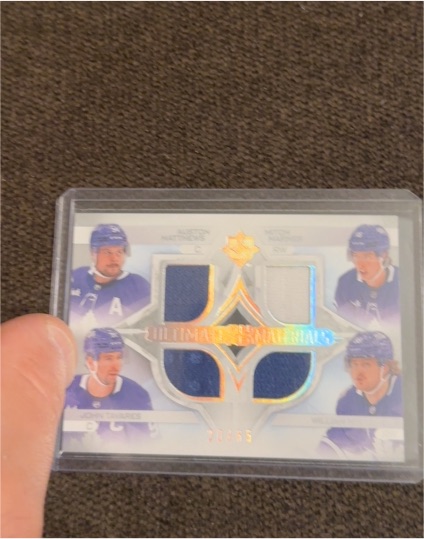 1997 Upper Deck Ultimate Originals #U-4 Mats Sundin Doug Gilmour Wendel Clark Gary Leeman — front