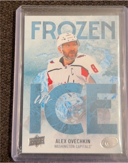 2020 Upper Deck Frozen in Ice #FROZEN ICE Alex Ovechkin — front