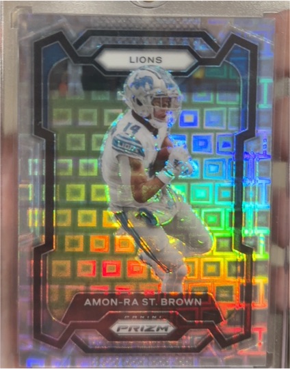 2021 Panini Prizm #248 Amon-Ra St. Brown — front