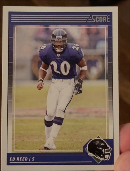 2002 Score #5 Ed Reed — front