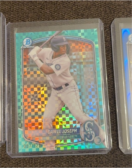 2017 Bowman Chrome #57 Dawel Joseph — front