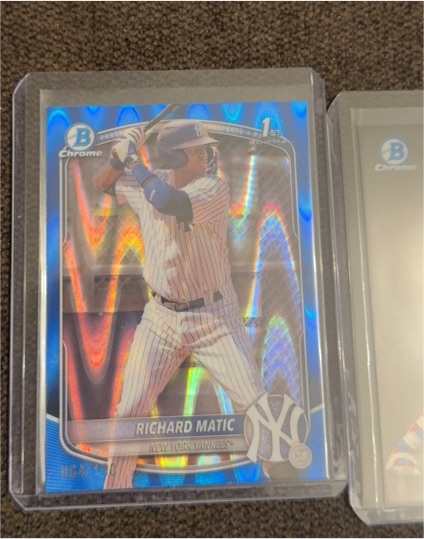2021 Bowman Chrome #38 Richard Matic — front