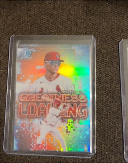 2021 Bowman Chrome J. Metcalf Greatness Loading #GL-1 — front