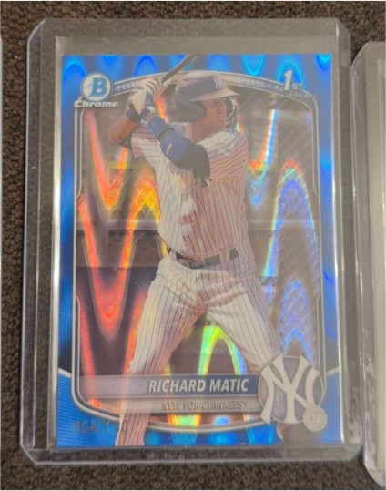 2020 Bowman Chrome #BCP-43 Richard Matic — front