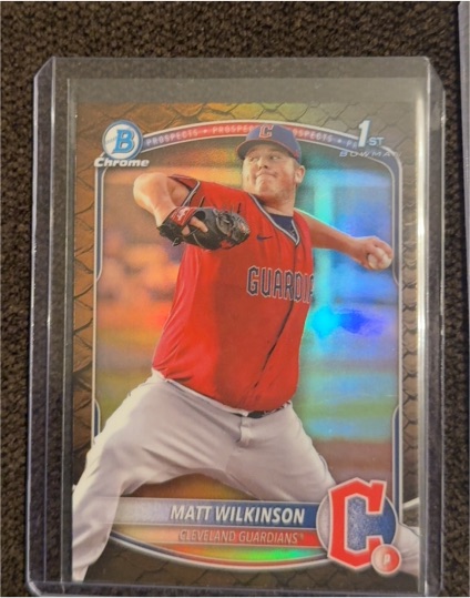 2021 Bowman Chrome #BSP-015 Matt Wilkinson — front