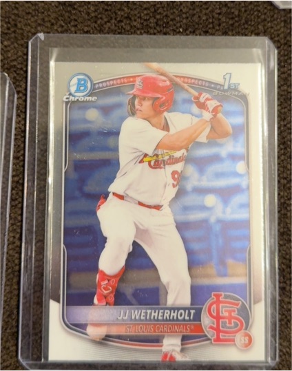 2022 Bowman Chrome #BS-95 JJ Wetherholt — front