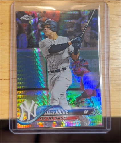 2017 Topps Chrome #150 Aaron Judge — front