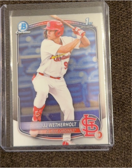 2023 Bowman Chrome #1st JJ Wetherholt — front