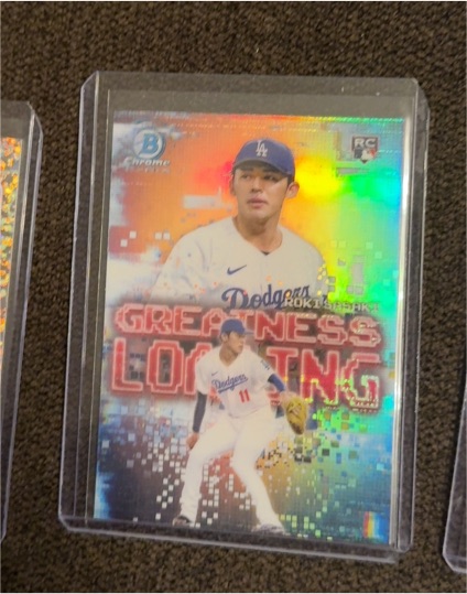 2016 Bowman Chrome #BCP-GL-KM Kenta Maeda — front