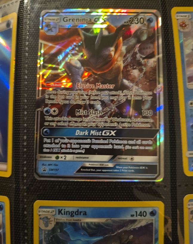 2017 Pokémon SM197 Greninja GX — front