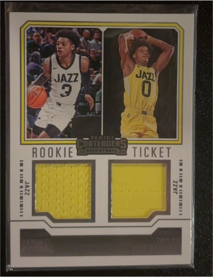 2023 Panini Contenders Rookie Ticket Keystone George — front