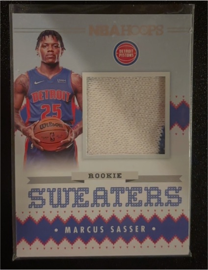 2022 NBA Hoops Rookie Sweaters Marcus Sasser — front