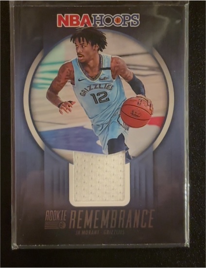 2020 NBA Hoops Rookie Remembrance Ja Morant — front