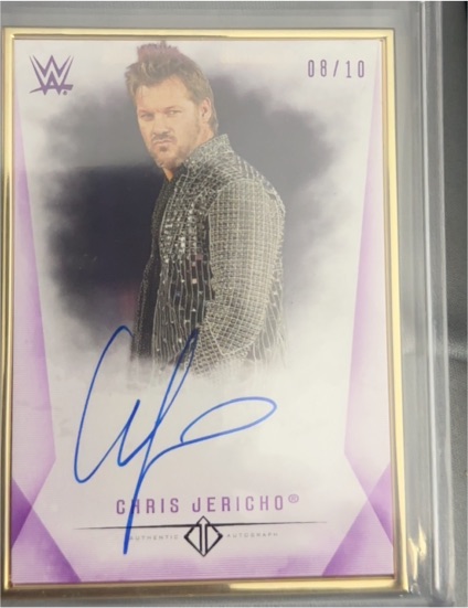 2021 Topps WWE Chris Jericho #08/10 — front