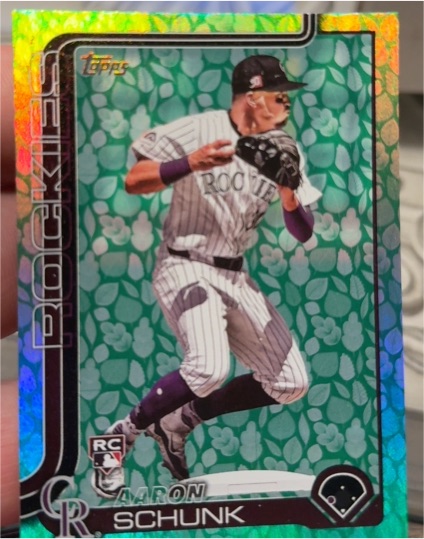 2022 Topps Project 2022 #PK-1 Aaron Schunk — front