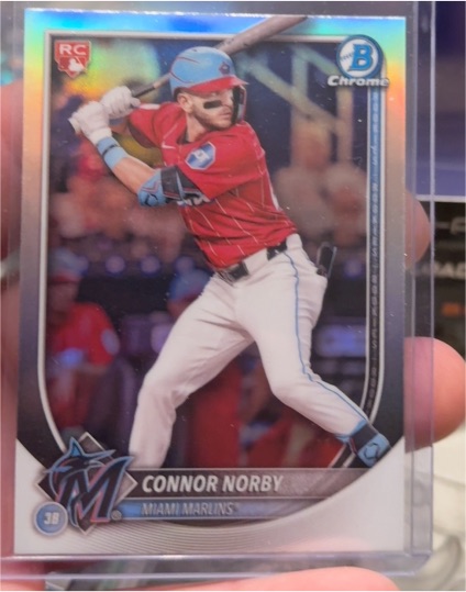 2023 Bowman Chrome #38 Connor Norby — front