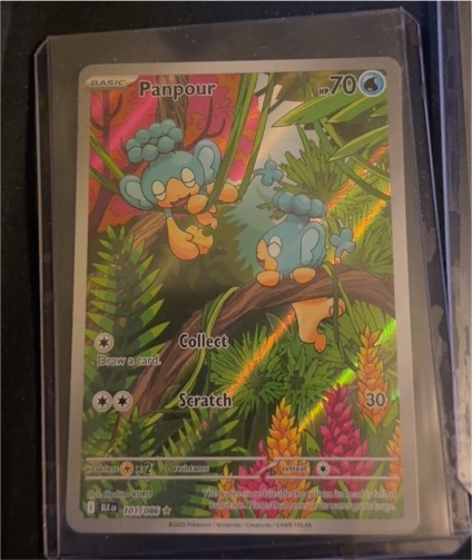 2015 Pokémon #101 Panpour — front