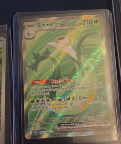 2014 Pokémon BW Plasma Storm #156 Serperior EX — front