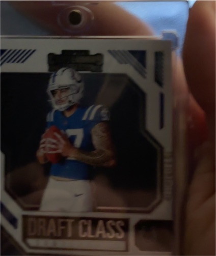 2021 Panini Draft Class Indianapolis Colts Rookie Card — front