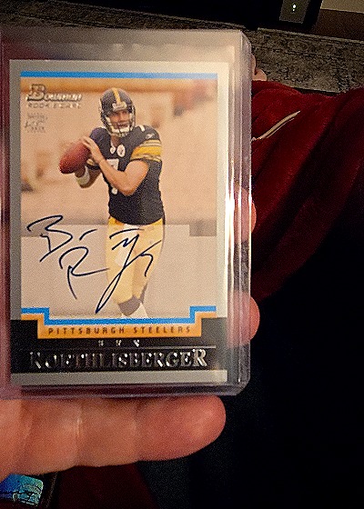 2004 Bowman #216 Ben Roethlisberger — front