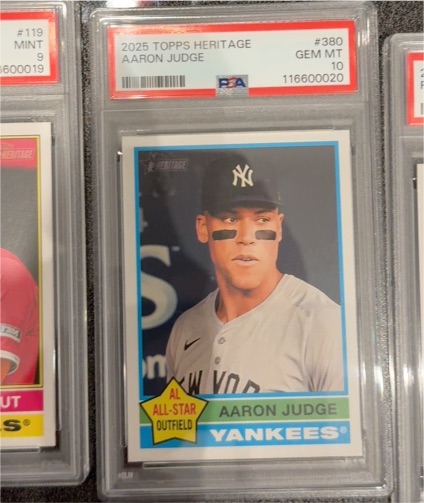2025 Topps Heritage #380 Aaron Judge — front