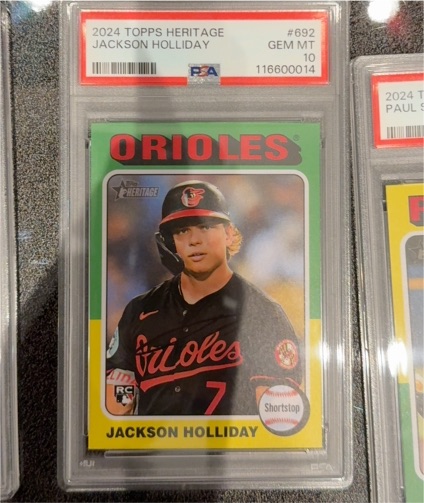 2024 Topps Heritage #692 Jackson Holliday — front