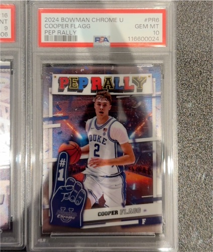 2024 Bowman Chrome #PR6 Cooper Flagg Pep Rally — front