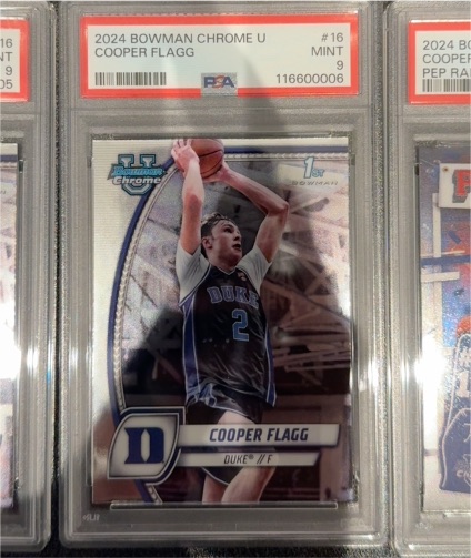 2024 Bowman Chrome #16 Cooper Flagg — front