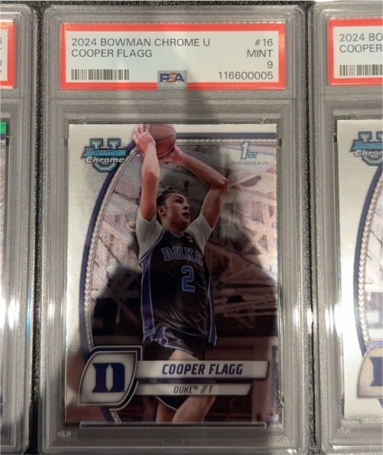 2024 Bowman Chrome #16 Cooper Flagg — front