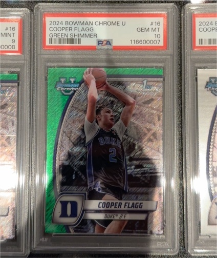 2024 Bowman Chrome #16 Cooper Flagg — front