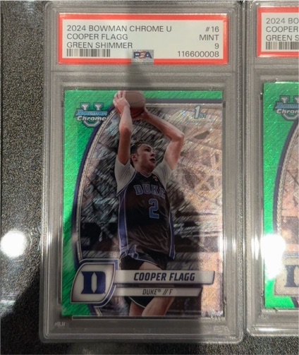 2024 Bowman Chrome #16 Cooper Flagg — front