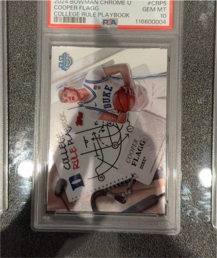 2024 Bowman Chrome #CRP5 Cooper Flagg — front