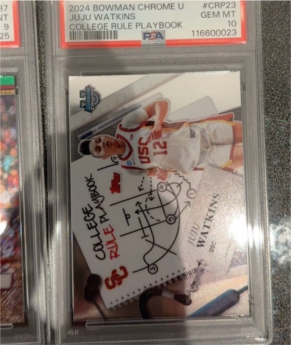 2024 Bowman Chrome #CRP23 JuJu Watkins — front