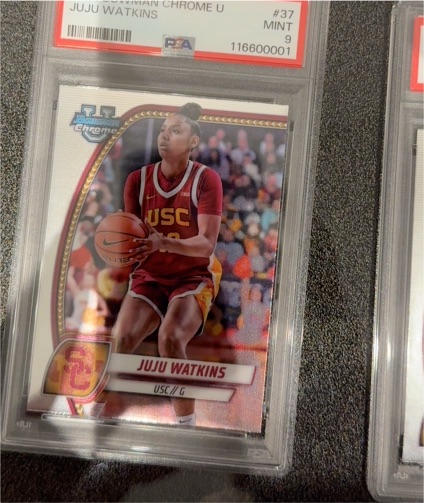 2021 Bowman Chrome #37 Juju Watkins — front