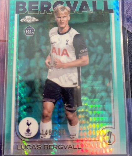 2023 Topps Chrome #148 Lucas Bergvall — front