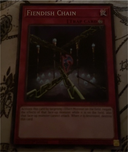 Yu-Gi-Oh! Fiendish Chain — front