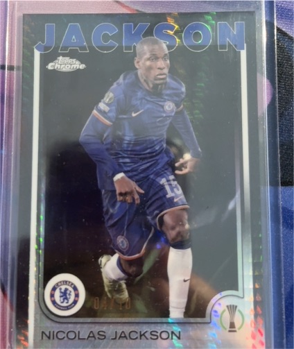 2023 Topps Chrome #04 Nicolas Jackson — front