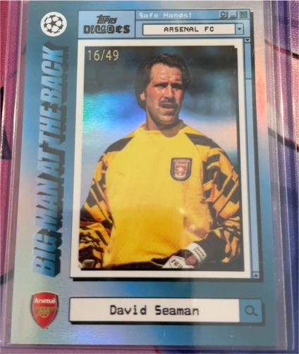 1996 Topps Decades #16 David Seaman — front