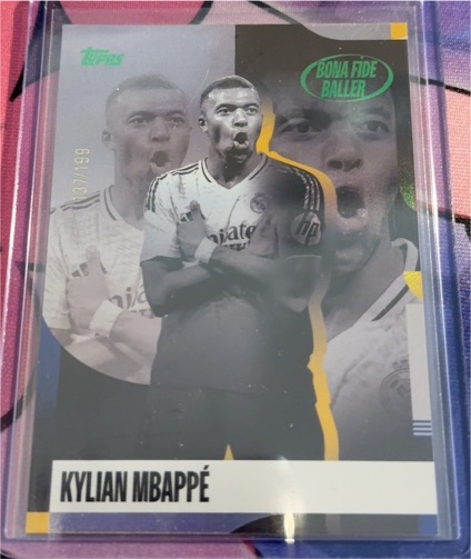 2023 Topps Bona Fide Baller Kylian Mbappé — front