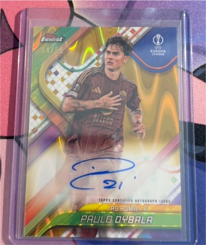 2022 Topps Finest #04/50 Paulo Dybala — front