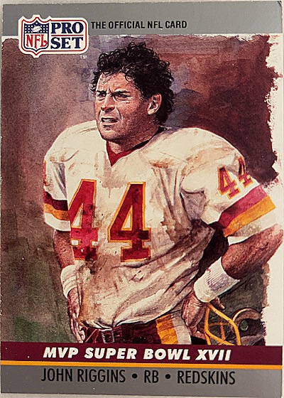 1992 Pro Set #44 John Riggins — front