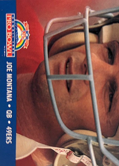 1990 Topps Pro Bowl #1 Joe Montana — front