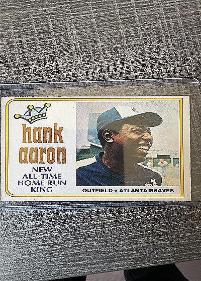 1971 Topps #1 Hank Aaron — front